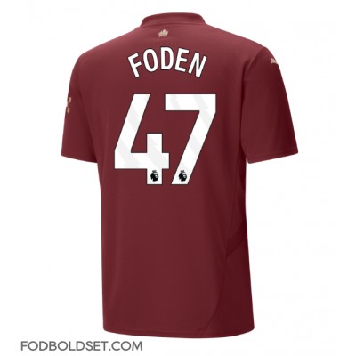 Manchester City Phil Foden #47 Tredjetrøje 2024-25 Kortærmet Manchester City Phil Foden #47 Tredjetrøje 2024-25 Kortærmet